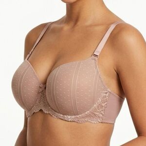 PRIMA DONNA 0262581 COUTURE FULL CUP BRA CRÈME BRÛLÉE SIZE 36DD PADDED